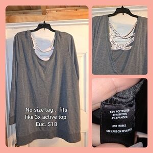 Lane Bryant Gray Women's Sweatshirt